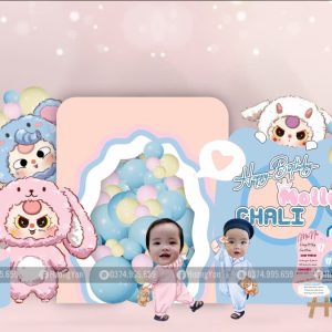MẪU SINH NHẬT ĐÔI BABY THERRE