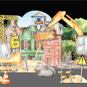 mẫu sinh nhật công trình cho bé trai