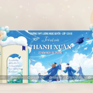 mẫu họp lớp trở về thanh xuân