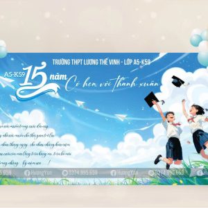mẫu họp lớp có hẹn với thanh xuân
