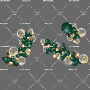 line bóng tone màu xanh