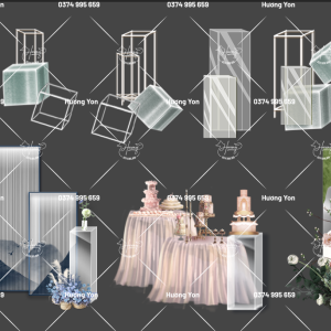 vật liệu trang trí decor có sẵn