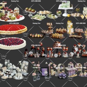 bánh trang trí bàn tiệc các loại