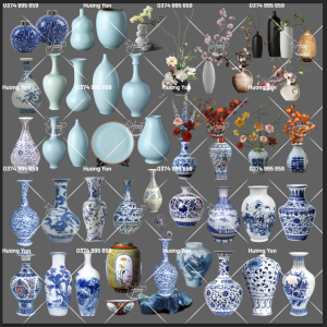 lọ hoa bình gốm sứ trang trí các loại