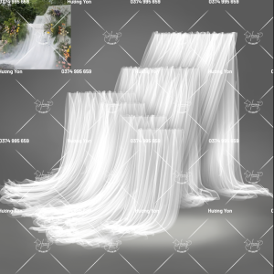 thác nước vải voan mô phỏng