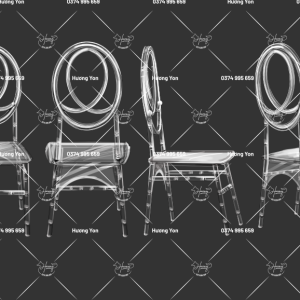 ghế trong suốt 4 dáng không gian