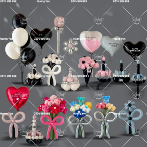 mẫu bóng bay decor đẹp