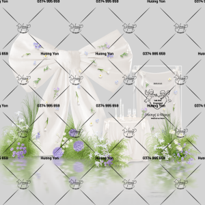 mẫu nơ dior welcome xinh xắn