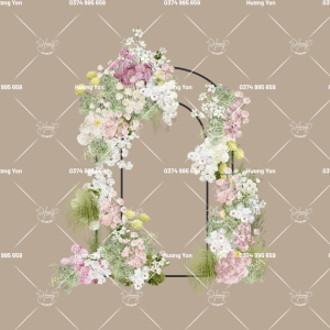 mẫu cổng hoa mix sẵn