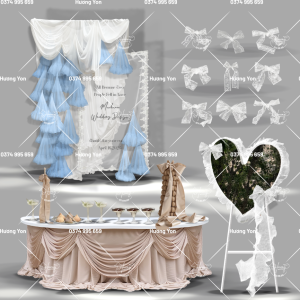 MẪU WELCOME + BÀN DECOR ĐẸP