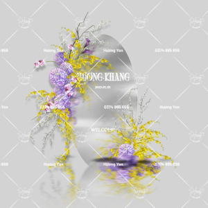 bảng gương welcome mix sẵn