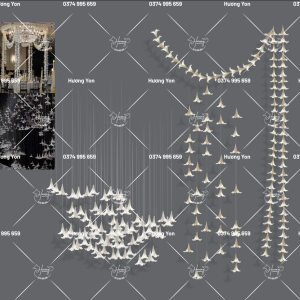 HOA CHÙM THẢ RÈM