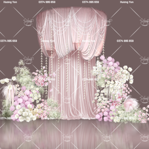 mẫu sân khấu rèm trùm