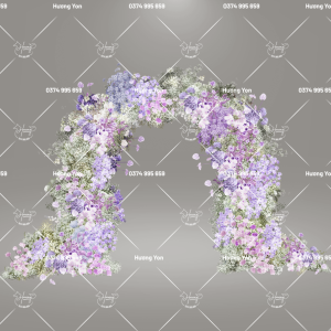 cổng hoa tím mộng mơ