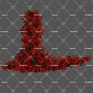 thác hoa hồng đỏ