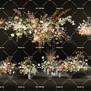 hoa tone vintage mix sẵn