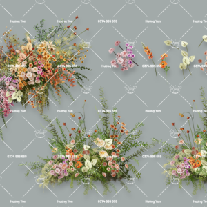 bụi hoa màu sắc