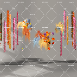 dây trang trí len lông