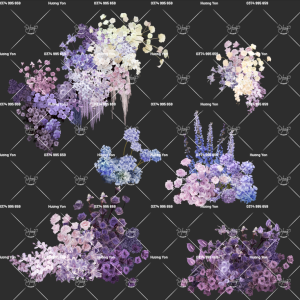 hoa tông tím đậm