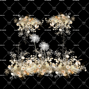 hoa màu be vẽ tay